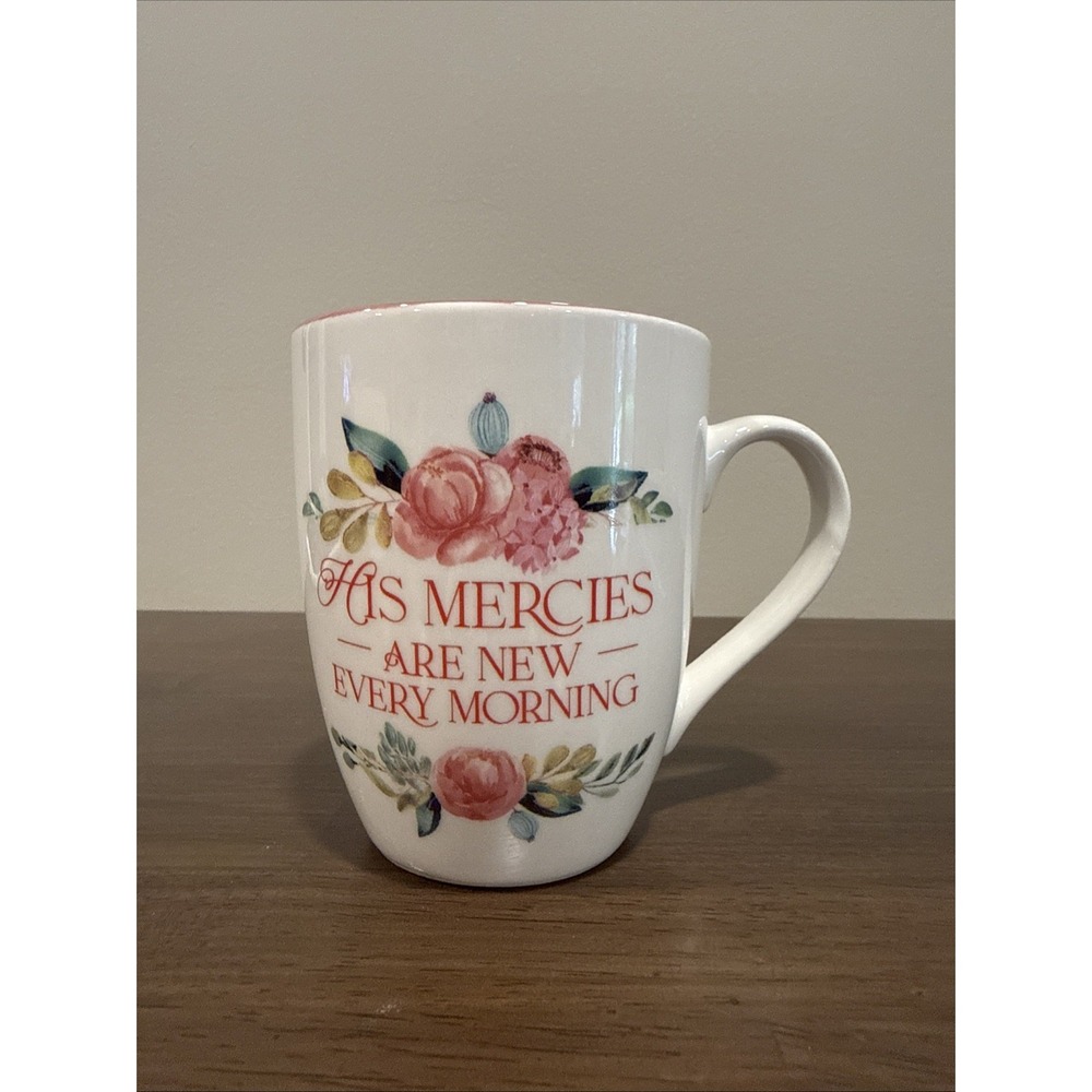 Inspirational Ceramic Coffee & Tea Mug for Women Mercies are New Every Morning